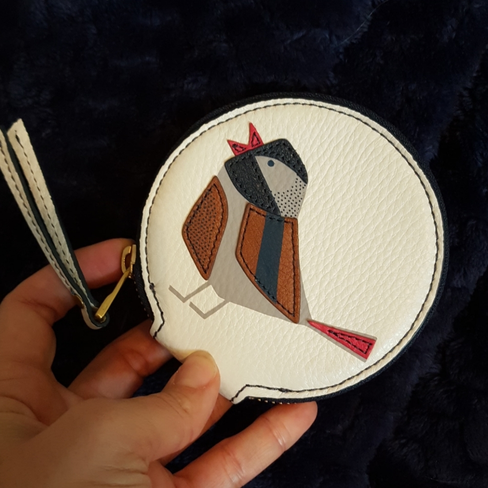 Fossil Bird coin purse